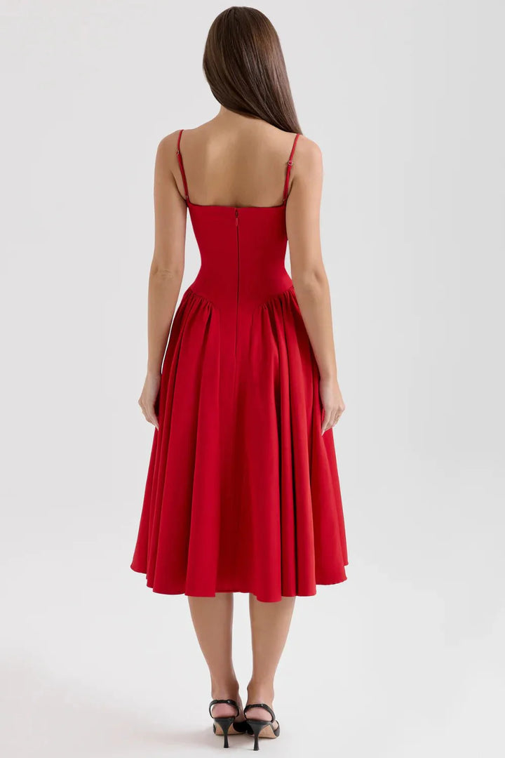 Celine Corset Midi Dress