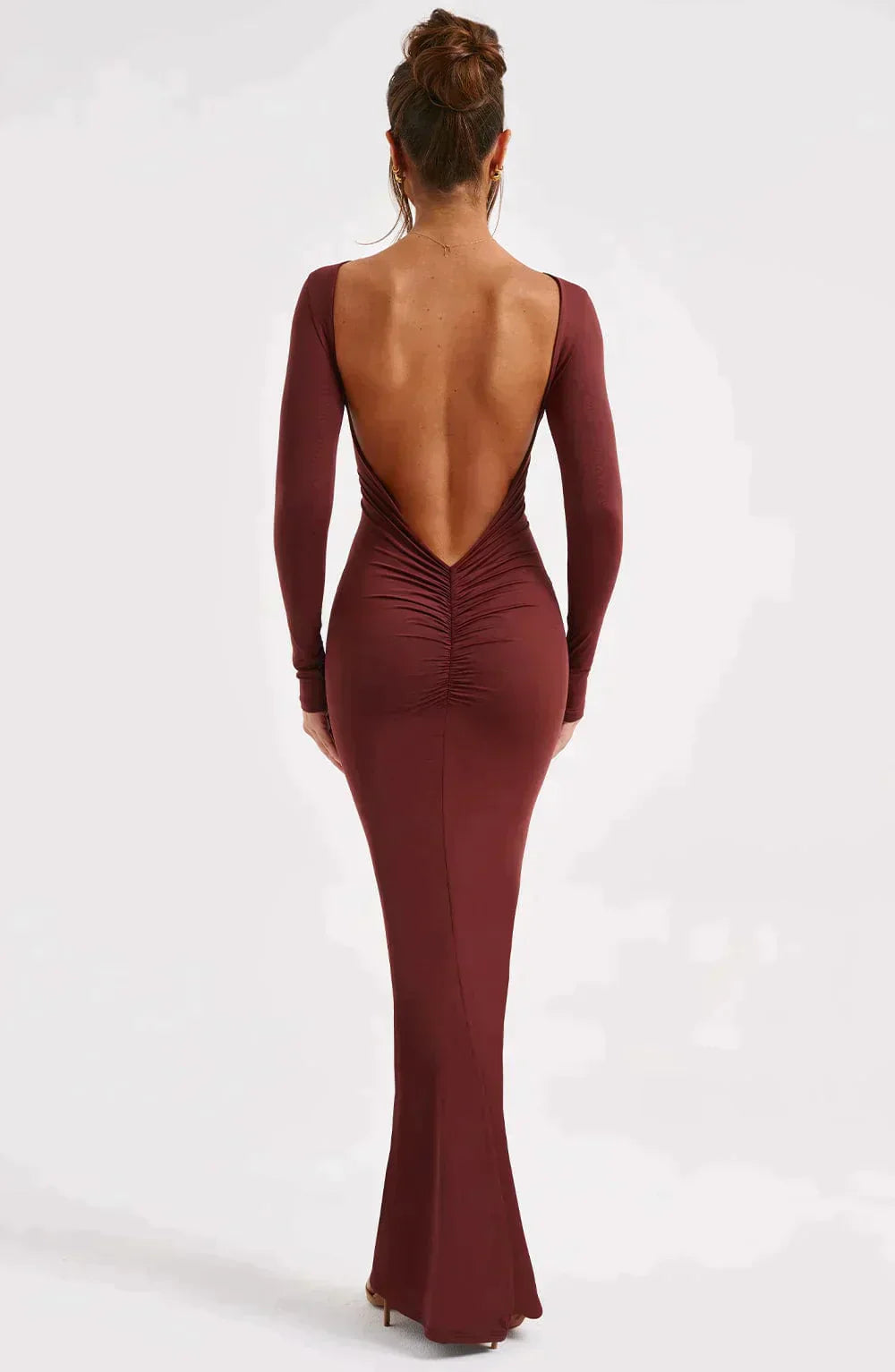 NORELLA | Maxi dress with deep neckline