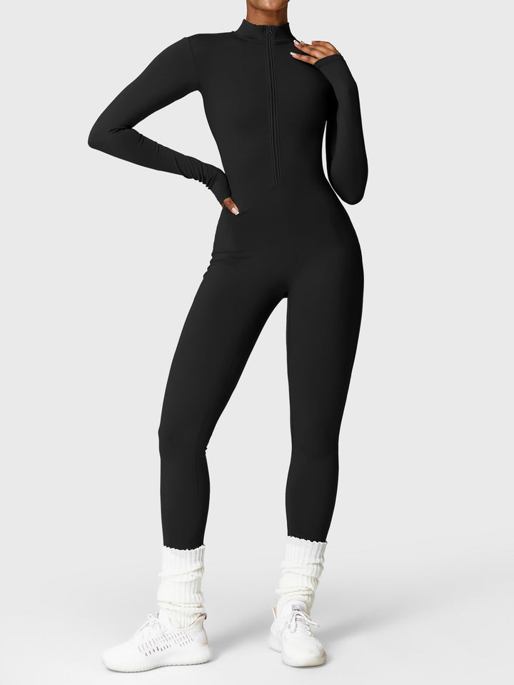 NORELLA Fleece Zip Jumpsuit with Long Sleeves