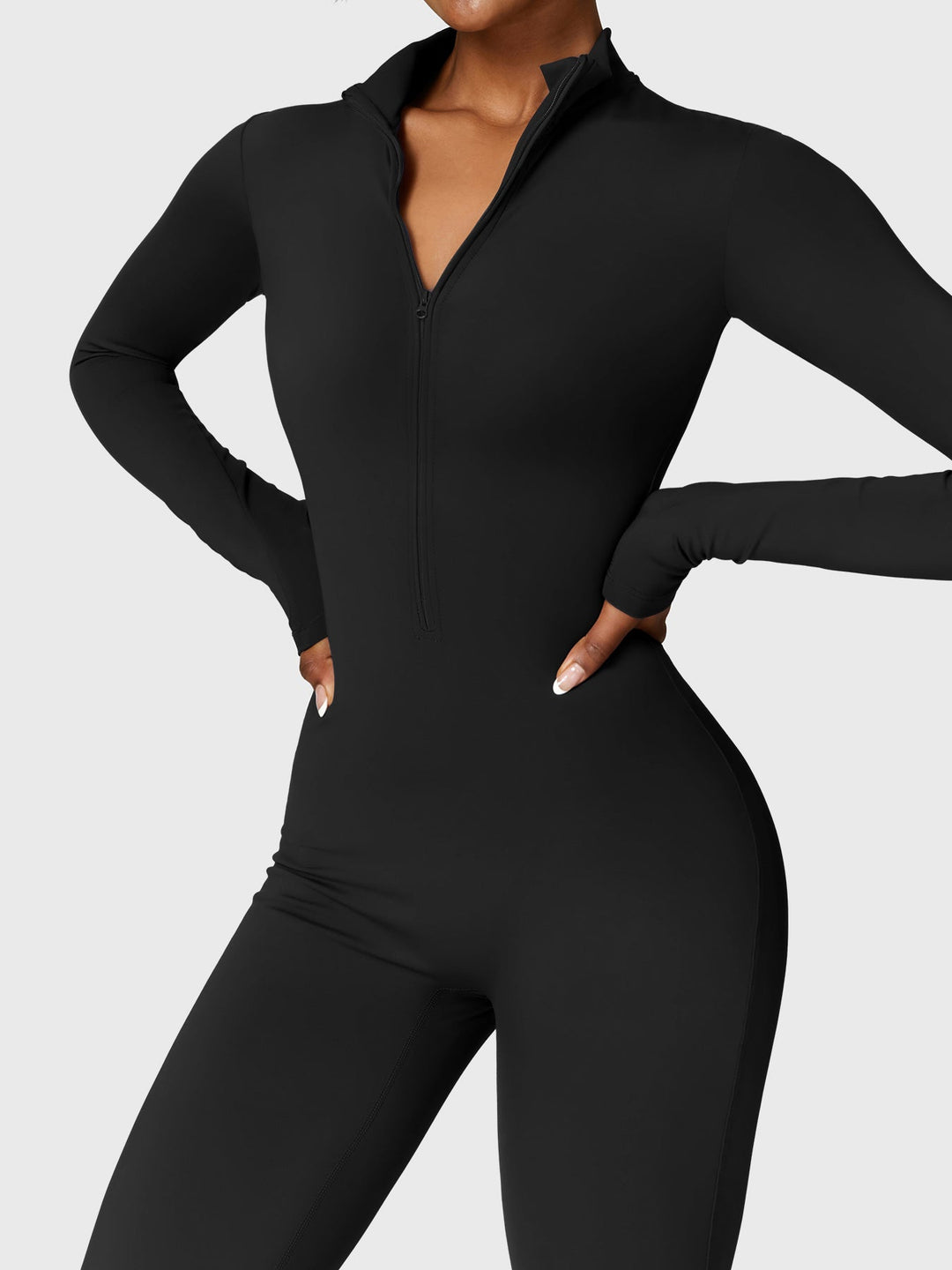 NORELLA Fleece Zip Jumpsuit with Long Sleeves