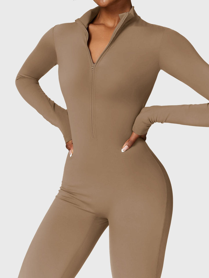 NORELLA Fleece Zip Jumpsuit with Long Sleeves