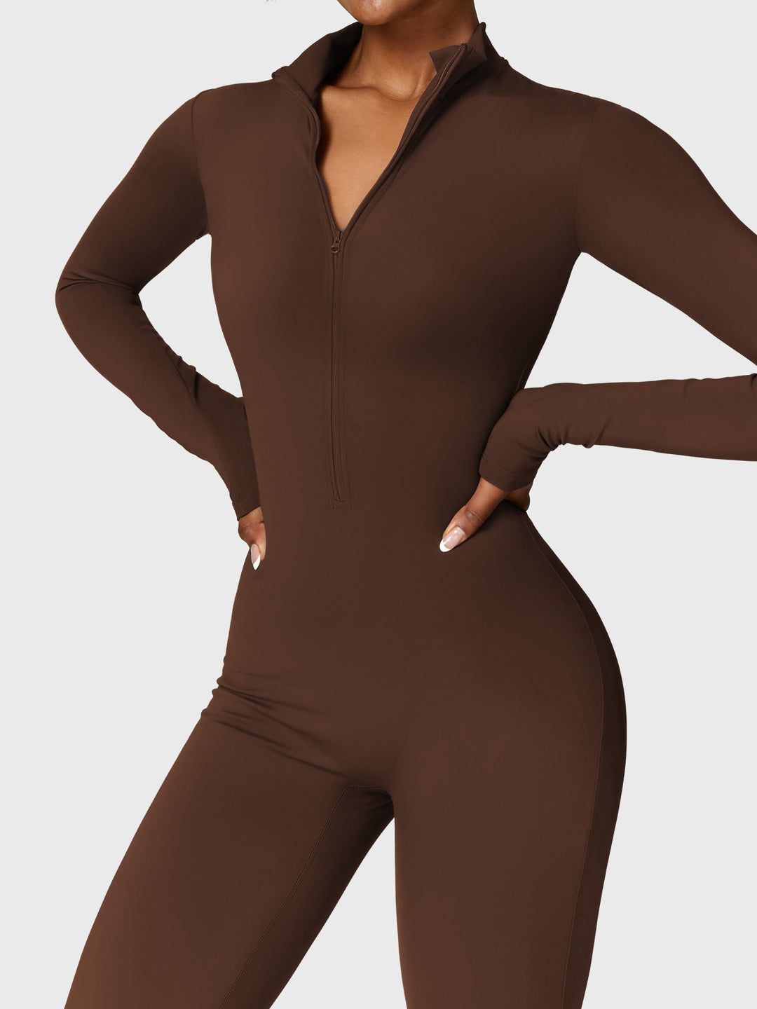 NORELLA Fleece Zip Jumpsuit with Long Sleeves