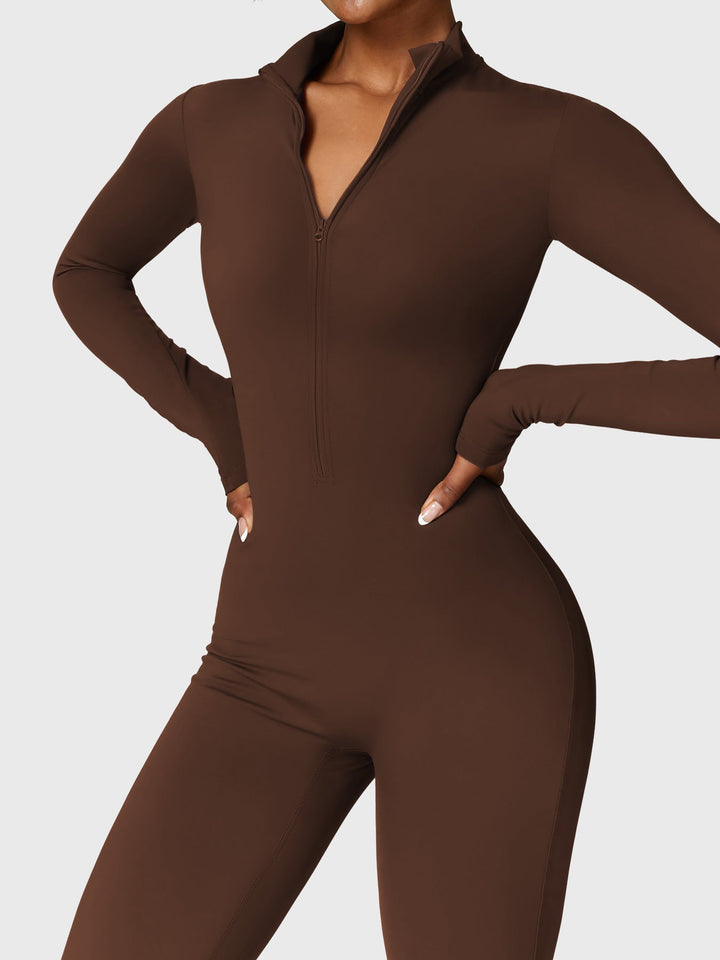 NORELLA Fleece Zip Jumpsuit with Long Sleeves