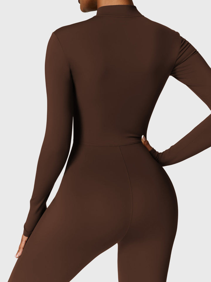 NORELLA Fleece Zip Jumpsuit with Long Sleeves