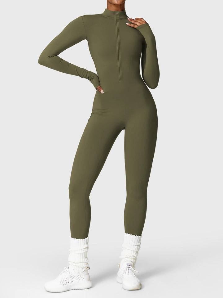NORELLA Fleece Zip Jumpsuit with Long Sleeves
