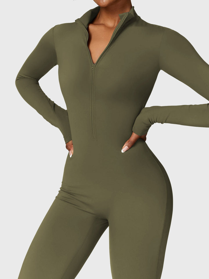 NORELLA Fleece Zip Jumpsuit with Long Sleeves