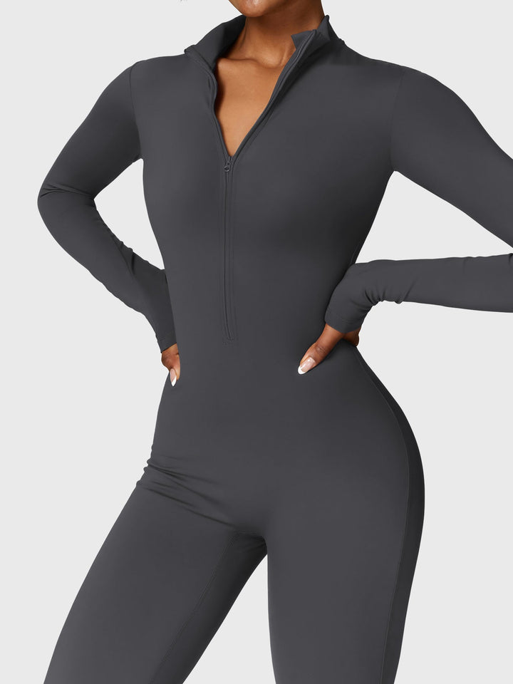 NORELLA Fleece Zip Jumpsuit with Long Sleeves