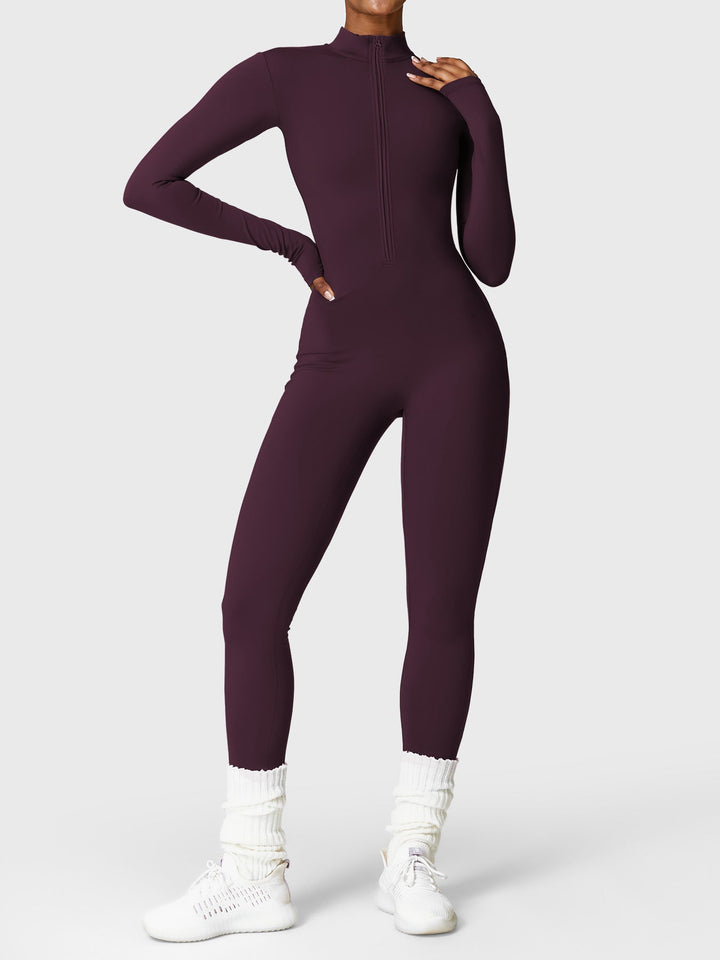NORELLA Fleece Zip Jumpsuit with Long Sleeves