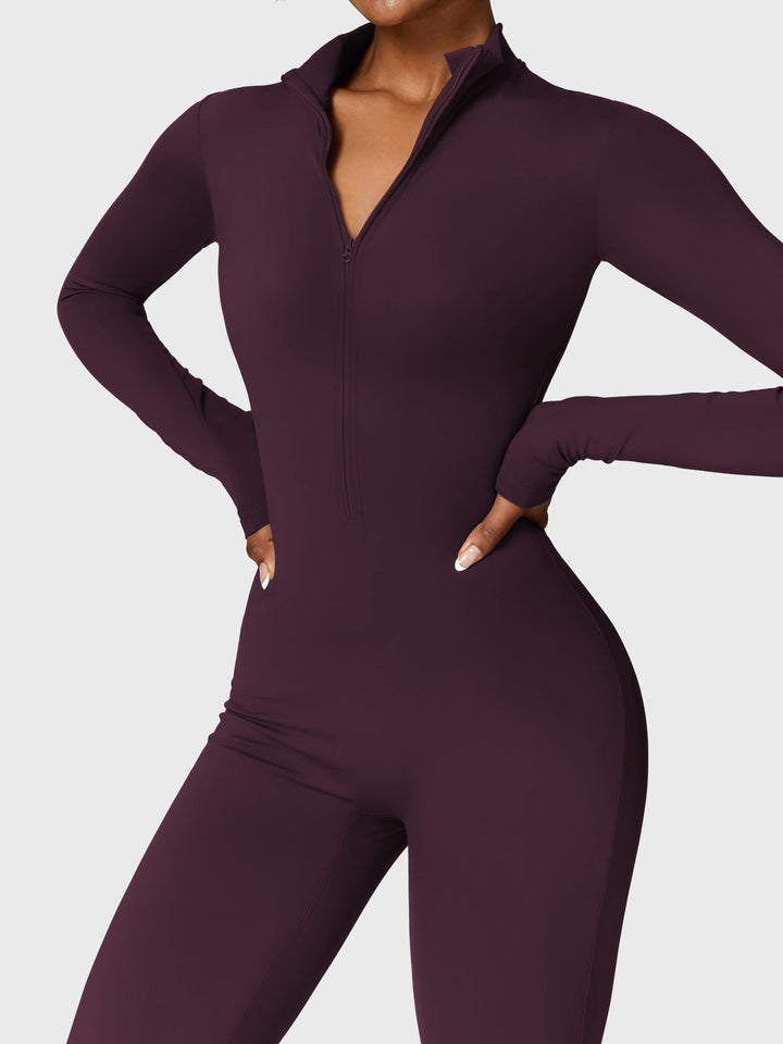 NORELLA Fleece Zip Jumpsuit with Long Sleeves