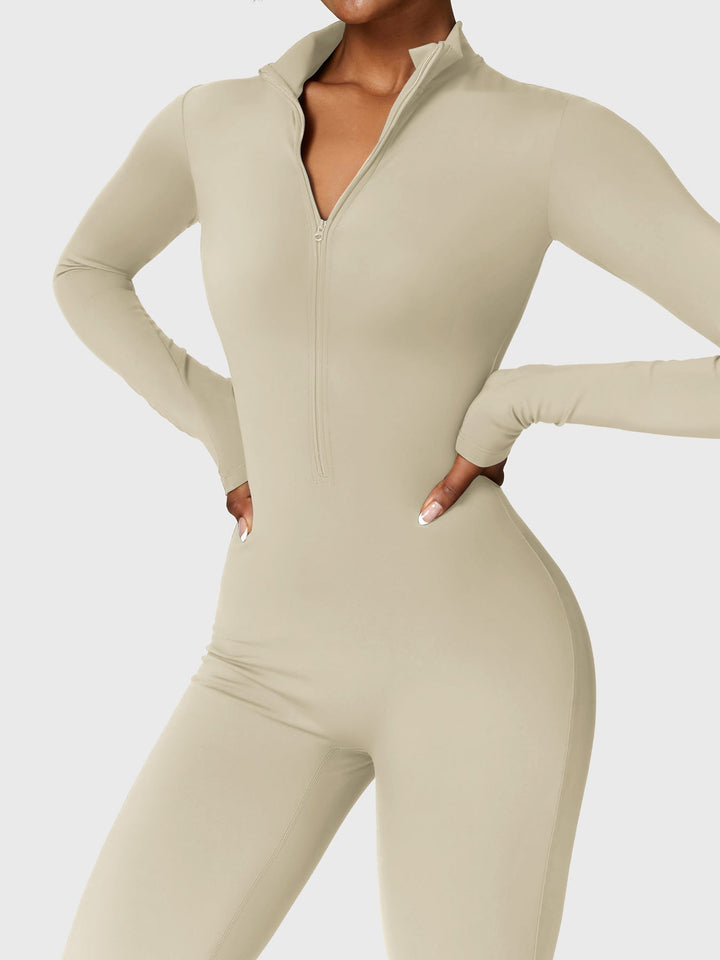 NORELLA Fleece Zip Jumpsuit with Long Sleeves