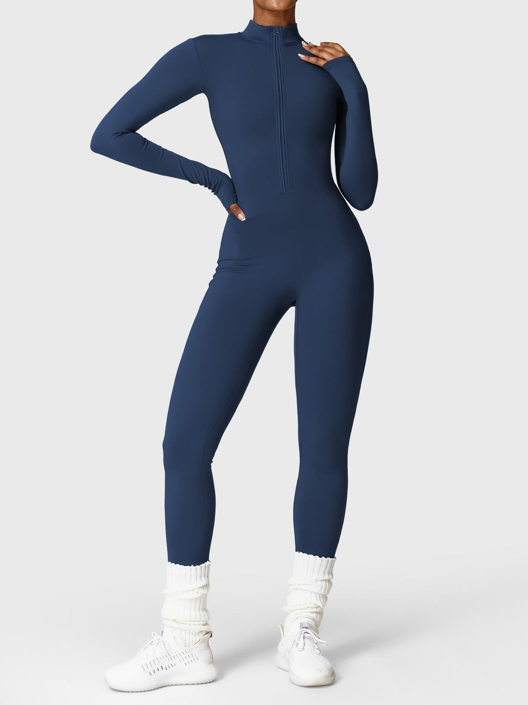 NORELLA Fleece Zip Jumpsuit with Long Sleeves