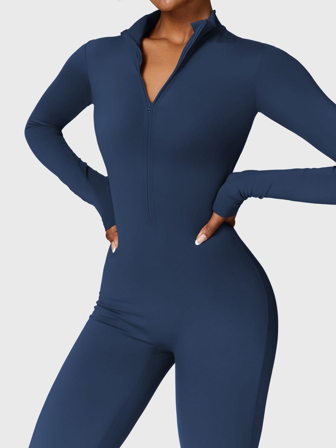 NORELLA Fleece Zip Jumpsuit with Long Sleeves