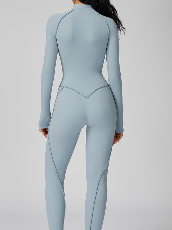 NORELLA | Jumpsuit with Zip Closure and Stitched Details
