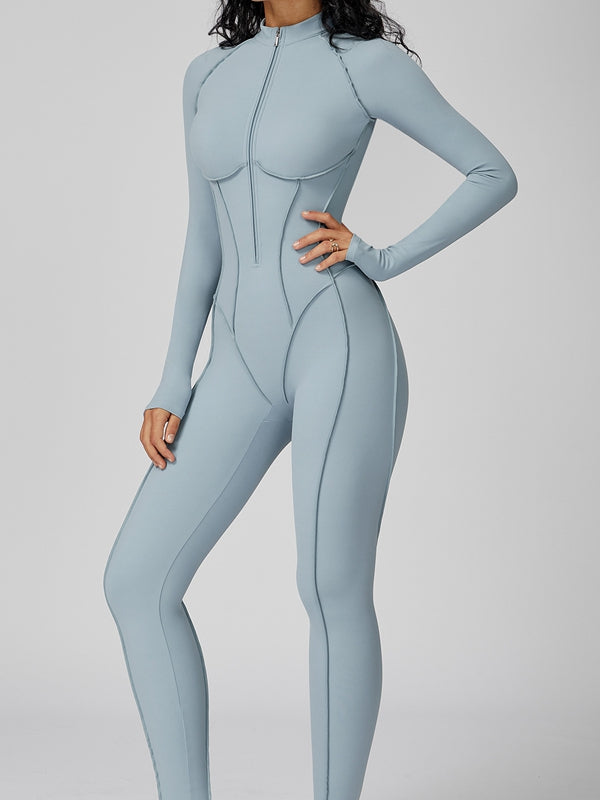 NORELLA | Jumpsuit with Zip Closure and Stitched Details