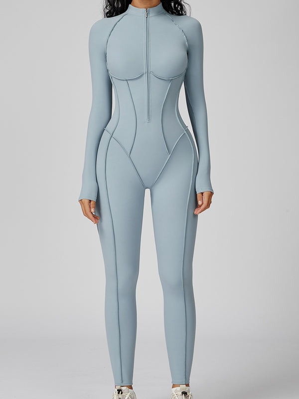 NORELLA | Jumpsuit with Zip Closure and Stitched Details