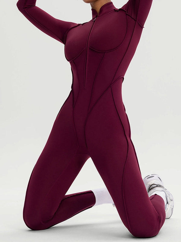 NORELLA | Jumpsuit with Zip Closure and Stitched Details