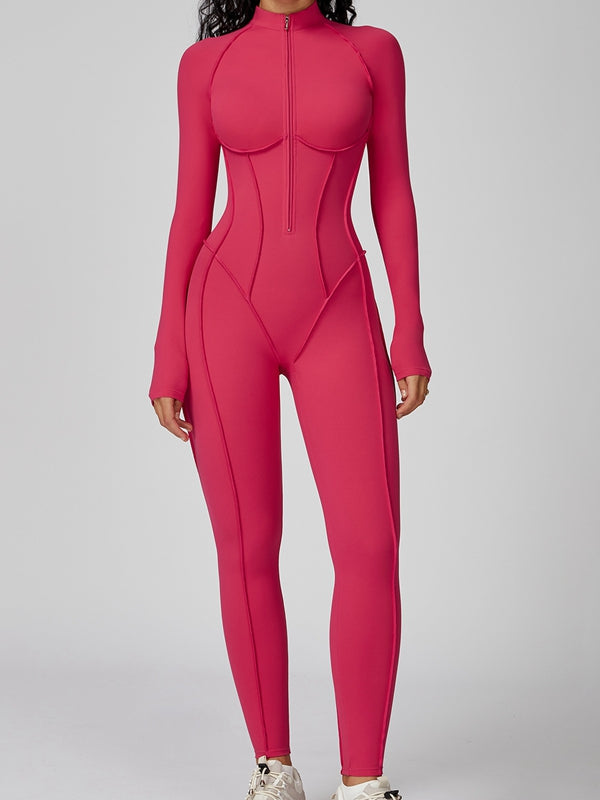 NORELLA | Jumpsuit with Zip Closure and Stitched Details