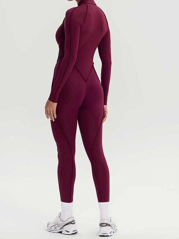 NORELLA | Jumpsuit with Zip Closure and Stitched Details