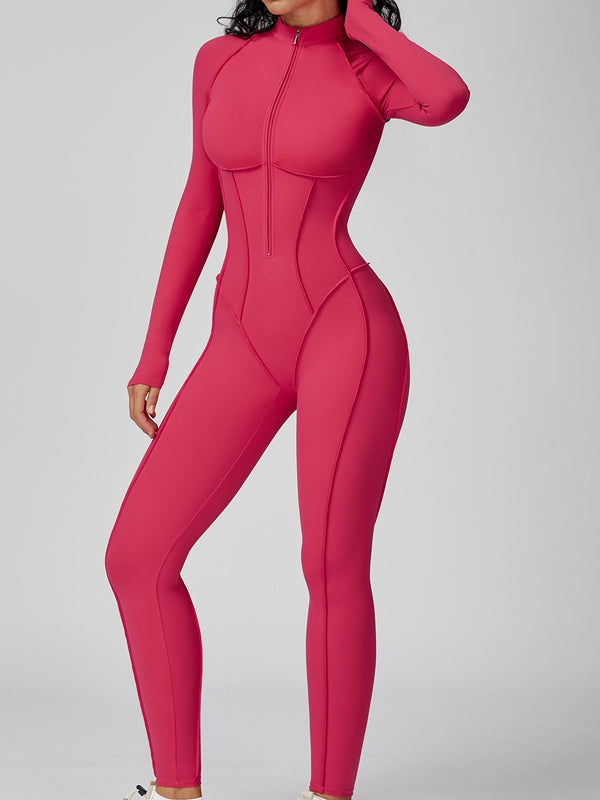NORELLA | Jumpsuit with Zip Closure and Stitched Details