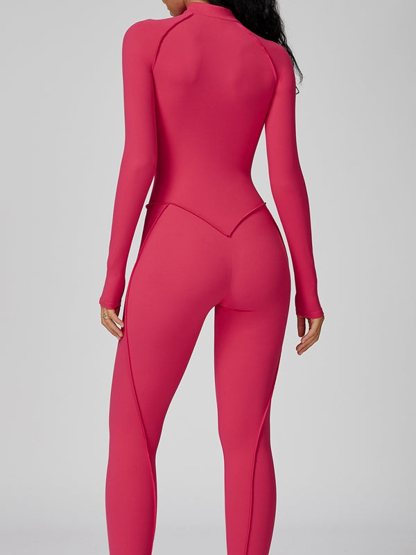 NORELLA | Jumpsuit with Zip Closure and Stitched Details
