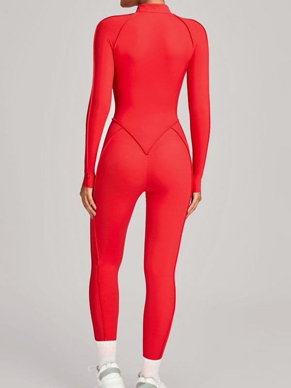 NORELLA | Jumpsuit with Zip Closure and Stitched Details