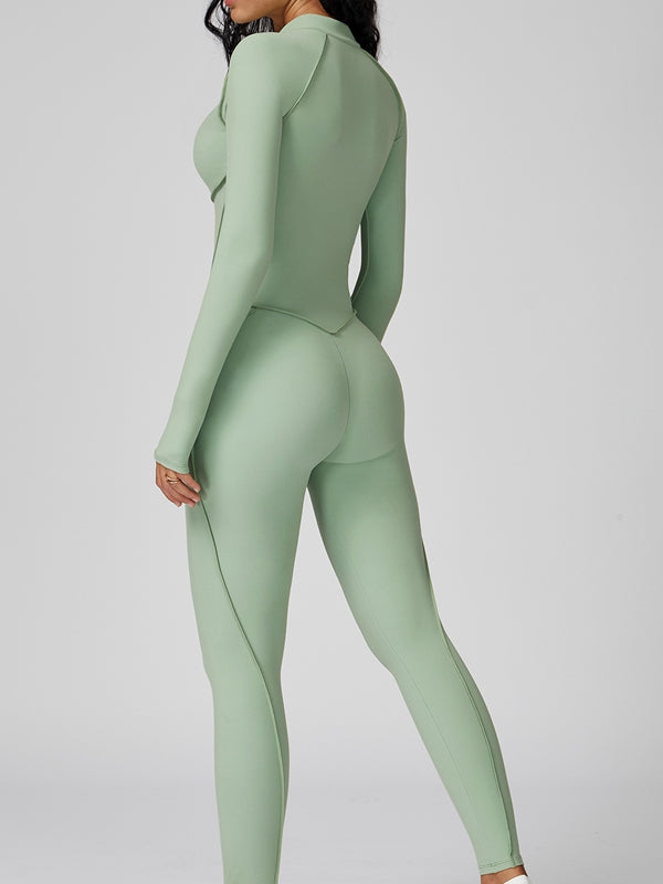 NORELLA | Jumpsuit with Zip Closure and Stitched Details