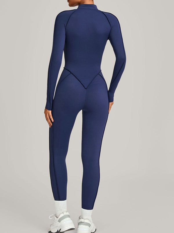 NORELLA | Jumpsuit with Zip Closure and Stitched Details