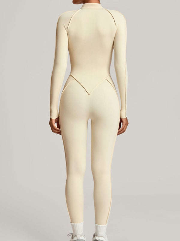 NORELLA | Jumpsuit with Zip Closure and Stitched Details