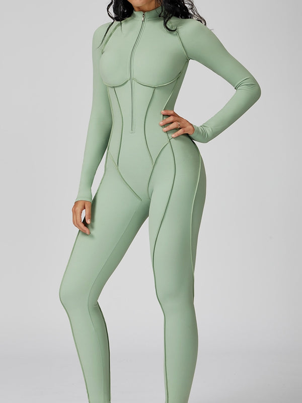 NORELLA | Jumpsuit with Zip Closure and Stitched Details