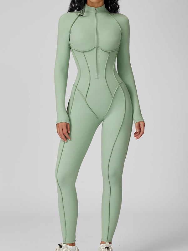 NORELLA | Jumpsuit with Zip Closure and Stitched Details