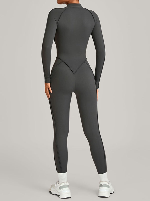NORELLA | Jumpsuit with Zip Closure and Stitched Details
