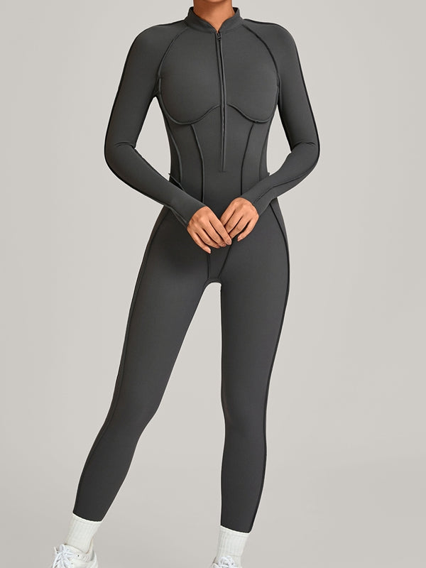 NORELLA | Jumpsuit with Zip Closure and Stitched Details