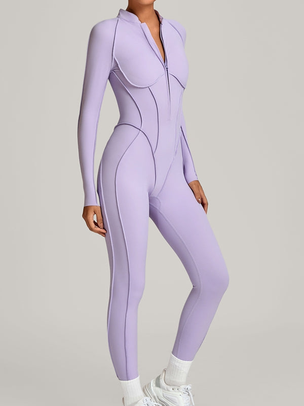 NORELLA | Jumpsuit with Zip Closure and Stitched Details