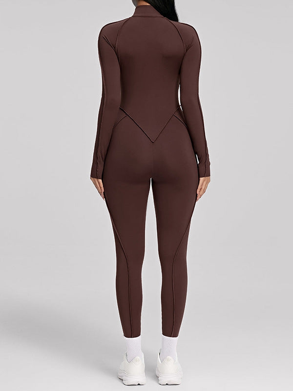 NORELLA | Jumpsuit with Zip Closure and Stitched Details