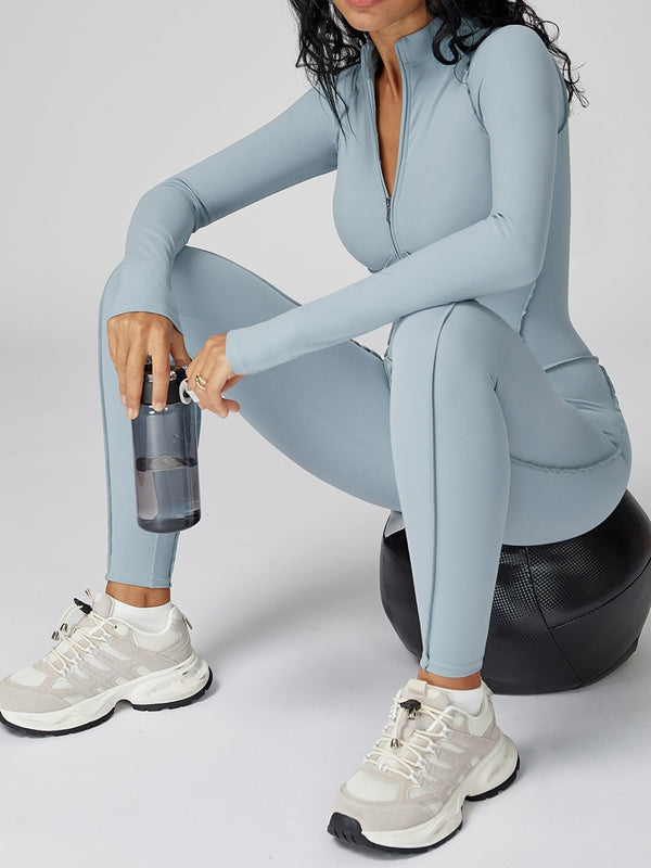 NORELLA | Jumpsuit with Zip Closure and Stitched Details